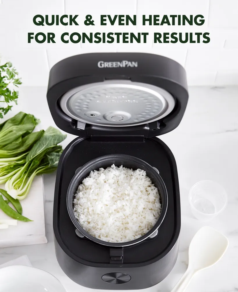 GreenPan 8-Cup Ceramic Nonstick Electric Rice Cooker