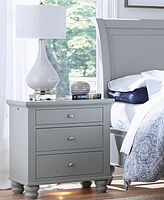 Closeout! Cambridge Grey Nightstand