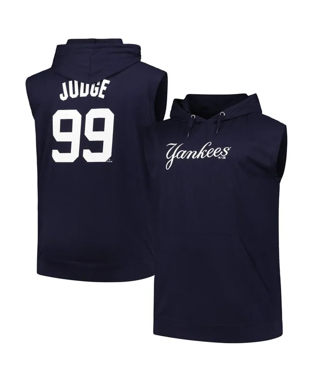 Lids Aaron Judge New York Yankees Fanatics Branded Name & Number Muscle  Tank Hoodie - Navy