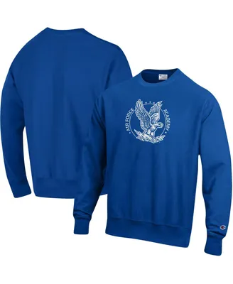 Men's Champion Royal Air Force Falcons Vault Logo Reverse Weave Pullover Sweatshirt
