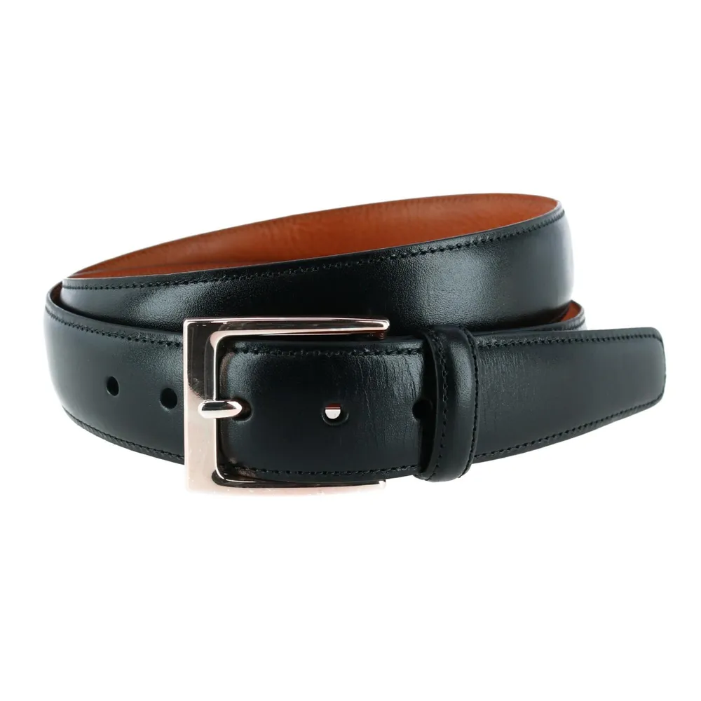 Trafalgar Big & Tall Classic Cortina 30mm Leather Belt