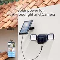 Wasserstein Solar Panel Compatible with Blink Floodlight & Blink Outdoor Camera - Solar Power for Your Blink Home Security System