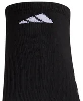 adidas Men's 3-pk. Cushioned No-Show Logo Socks