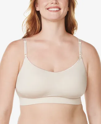 Warners Easy Does It Dig-Free Comfort Band with Seamless Stretch Wireless Lightly Lined Convertible Bra RM0911A