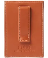 Polo Ralph Lauren Men's Burnished Leather Card Case & Money Clip