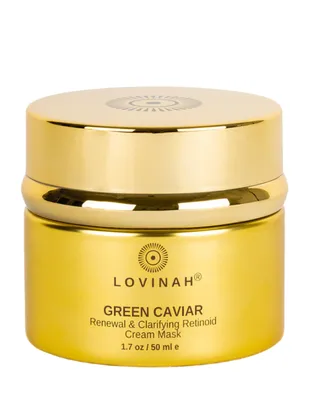 Lovinah Skincare Green Caviar Clarifying Retinol Cream Mask, 1.7 oz.