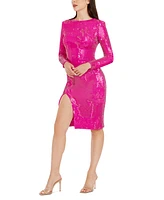 Dress the Population Women's Natalie Sequined Bodycon