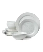 Oneida Ridge 12 Piece Dinnerware Set, Service for 4