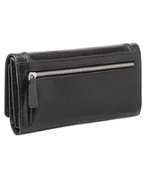 Mancini South Beach Rfid Secure Trifold Wallet