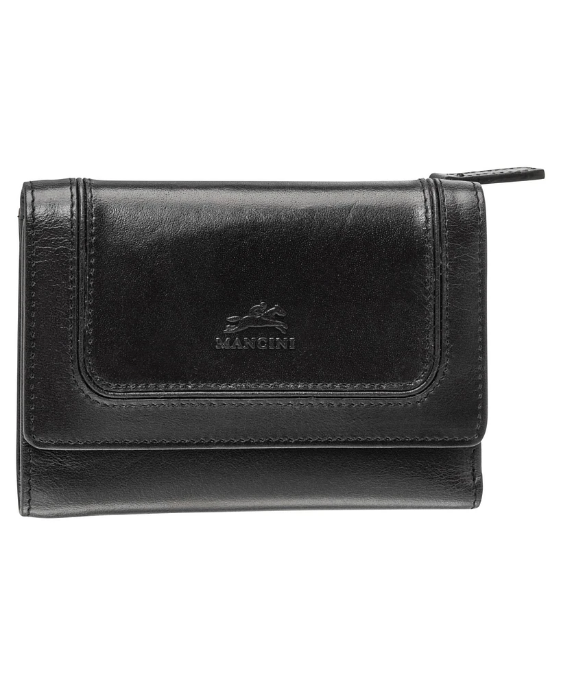 Mancini South Beach Rfid Secure Mini Clutch Wallet