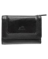 Mancini South Beach Rfid Secure Mini Clutch Wallet