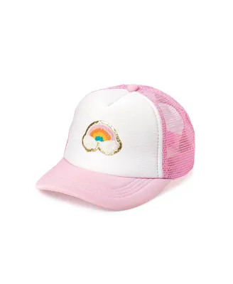 Child Girl Rainbow Patch Hat