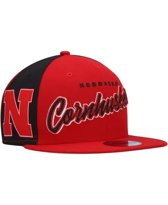 Men's New Era Scarlet Nebraska Huskers Outright 9FIFTY Snapback Hat