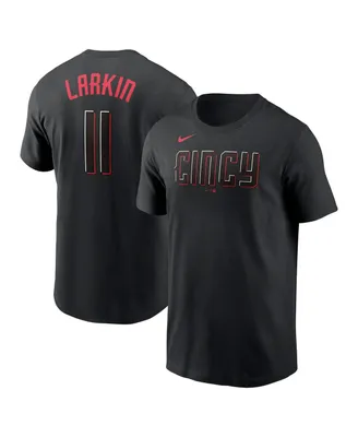 Men's Nike Barry Larkin Cincinnati Reds 2023 City Connect Name and Number T-shirt