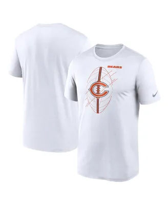 Men's Nike White Chicago Bears Legend Icon Performance T-shirt