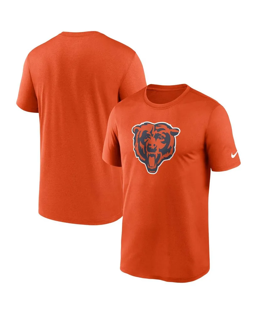 Men's Nike Orange Chicago Bears Legend Logo Performance T-shirt