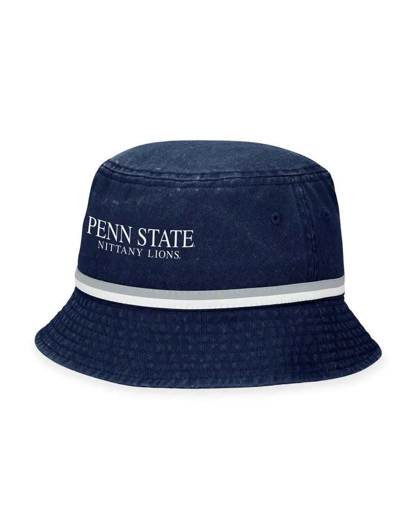 Men's Top of the World Navy Penn State Nittany Lions Slice Adjustable Hat