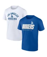 Men's Fanatics Royal, White Los Angeles Dodgers Player Pack T-shirt Combo Set