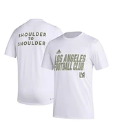 Men's adidas White Lafc Team Jersey Hook Aeroready T-shirt