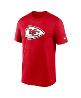 Men's Nike Red Kansas City Chiefs Legend Logo Performance T-shirt