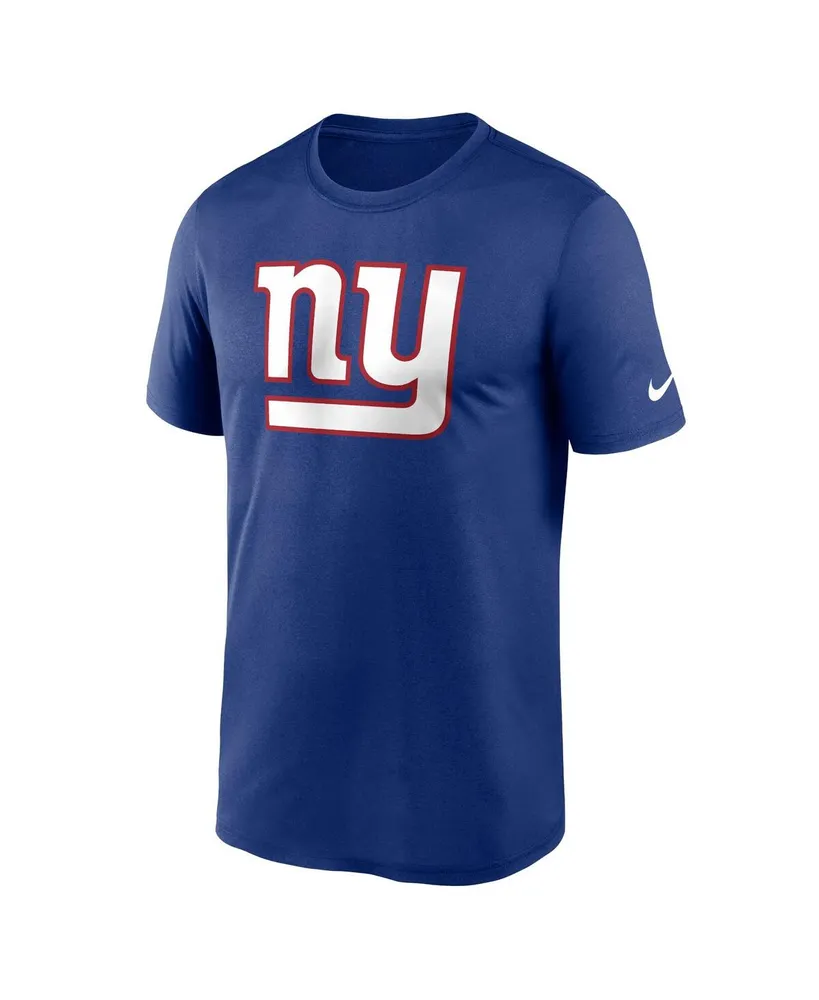 Men's Nike Royal New York Giants Legend Logo Performance T-shirt