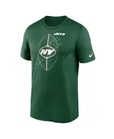 Men's Nike Green New York Jets Icon Legend Performance T-shirt