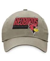 Men's Top of the World Khaki Illinois State Redbirds Slice Adjustable Hat