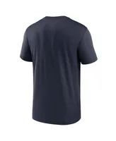 Men's Nike Navy Chicago Bears Legend Logo Performance T-shirt