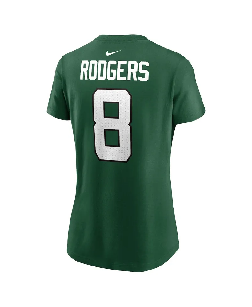 Women's Nike Aaron Rodgers New York Jets Player Name and Number T-shirt