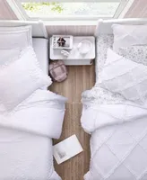 Laura Ashley Eyelet Ruffle Microfiber Comforter Set Collection