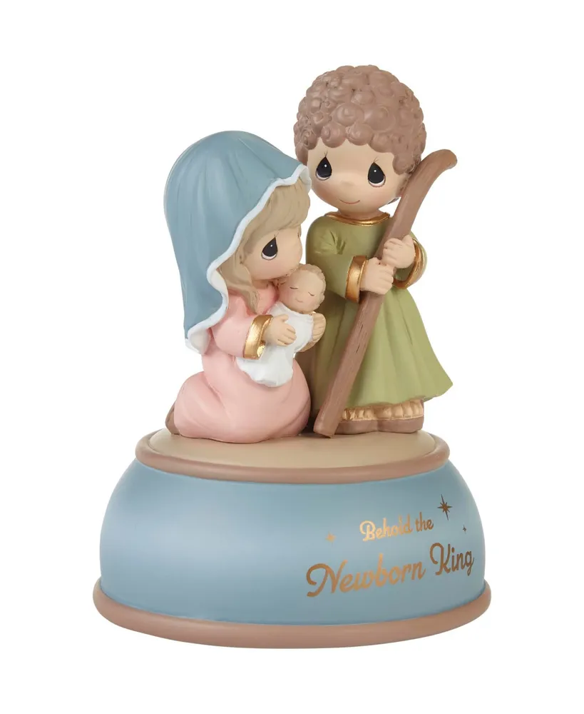 Precious Moments Behold The Newborn King Resin Musical