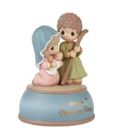 Precious Moments Behold The Newborn King Resin Musical