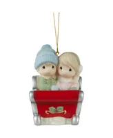 Precious Moments A Cozy Ride By Your Side Porcelain Ornament