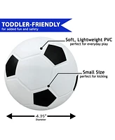 3-Pack Mini Soft Kids Soccer Ball - Soccer Balls for Toddlers & Babies - Perfect for Developing Motor Skills and Safe Play Indoors and Outdoors