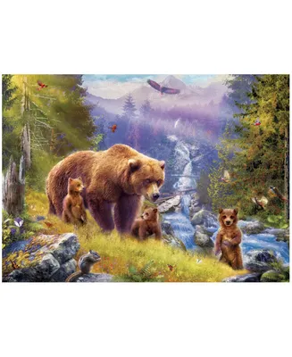 Eurographics Incorporated Jan Patrik Grizzly Cubs Large Pieces Family Puzzle, 500 Pieces