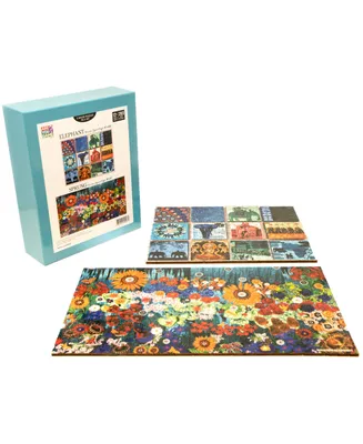 Areyougame.com Wooden Jigsaw Puzzle Set Elephant Sprung, 406 Pieces