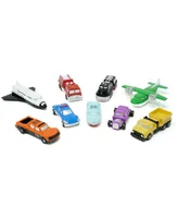 Popular Playthings Micro Mix or Match Vehicles Set, 27 Pieces