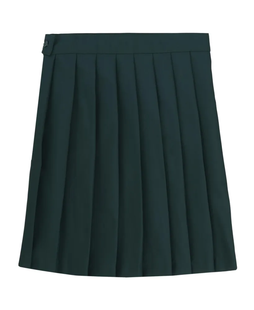 French Toast Little Girls Adjustable Waist Mid Length Pleated Skirt