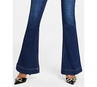 I.n.c. International Concepts Women's High Rise Pull-On Flare Jeans, Created for Macy's