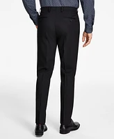Alfani Men's Slim-Fit Stretch Solid Suit Pants, Created for Macy's
