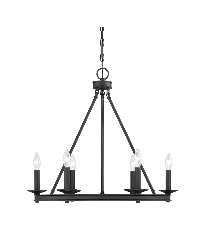 Savoy House Middleton 6-Light Chandelier (25" W x 23"H)