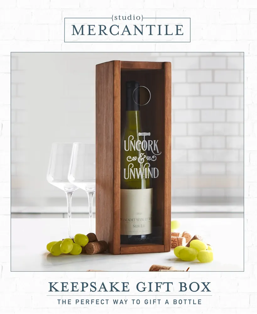 Studio Mercantile Wine Keepsake Box