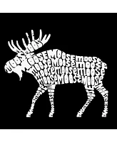 Big Boy's Word Art T-shirt - Moose