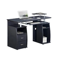 Simplie Fun Complete Computer Workstation Desk With Storage