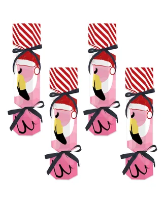 Flamingle Bells No Snap Tropical Christmas Party Favors Diy Cracker Boxes 12 Ct
