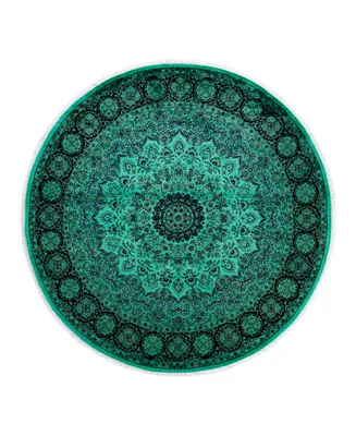 Adorn Hand Woven Rugs Fine Vibrance M1214 7'1" x 7'1" Round Area Rug