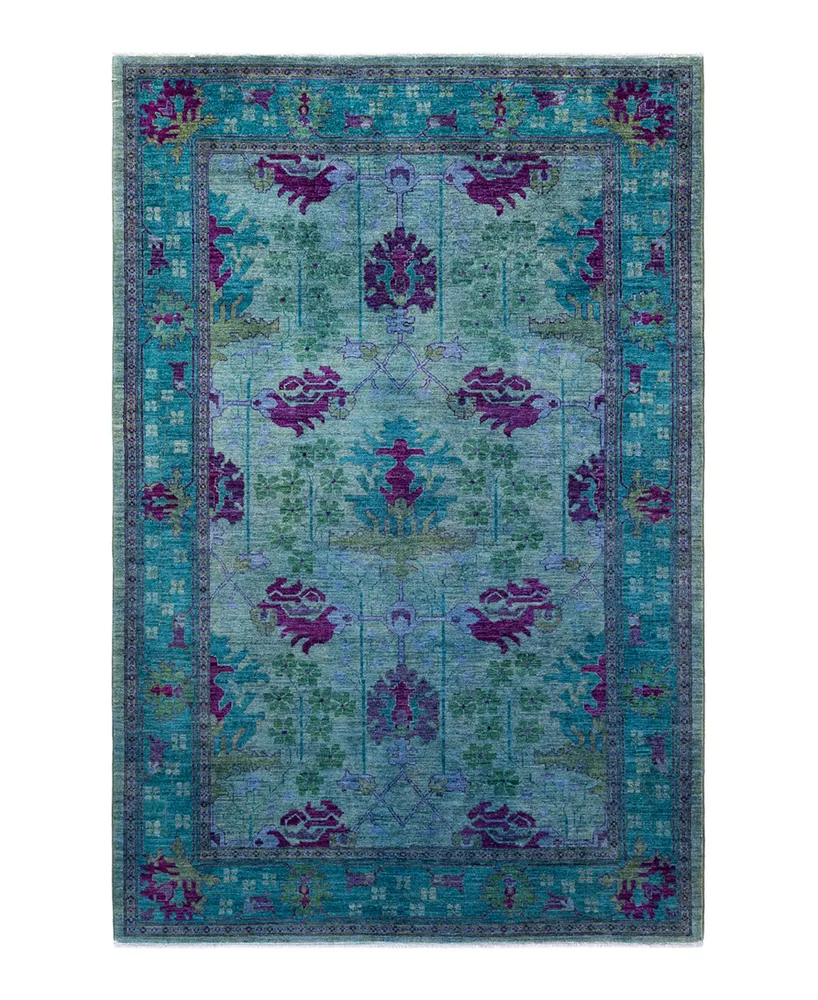 Adorn Hand Woven Rugs Fine Vibrance M1745 6' x 9'1" Area Rug