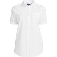 Lands' End Women's Wrinkle Free No Iron Short Sleeve Shirt