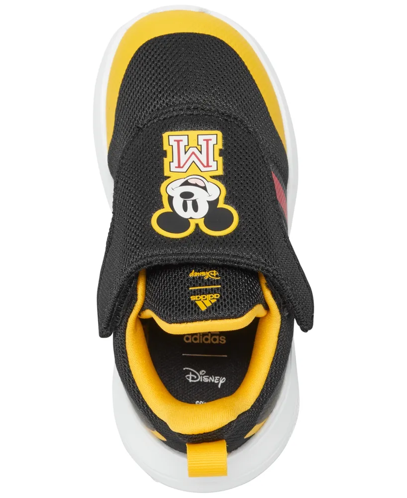 adidas Toddler Kids FortaRun Disney Mickey Mouse Adjustable Strap Closure Running Sneakers from Finish Line