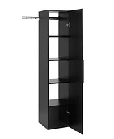Prepac 15" Composite Wood Hang-ups Narrow Storage Cabinet